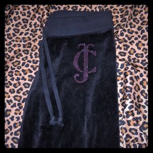 Black Juicy Couture track suits. Size XS
